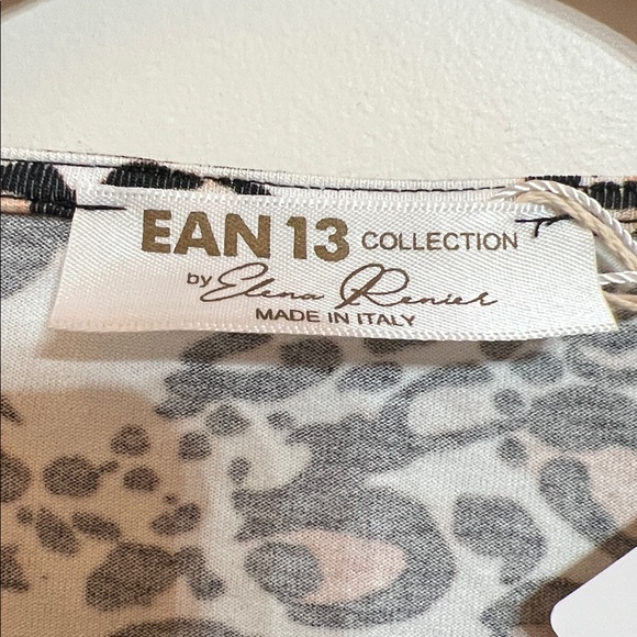 Barts Women's Leopard Print Blouse - Black, Brown, and White. Size 46/Medium - Picture 3 of 7